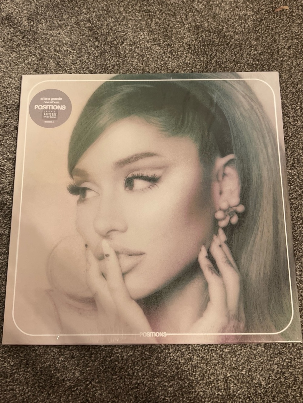 Ariana Grande 'Positions' Vinyl LP - Pink-Toned Cover